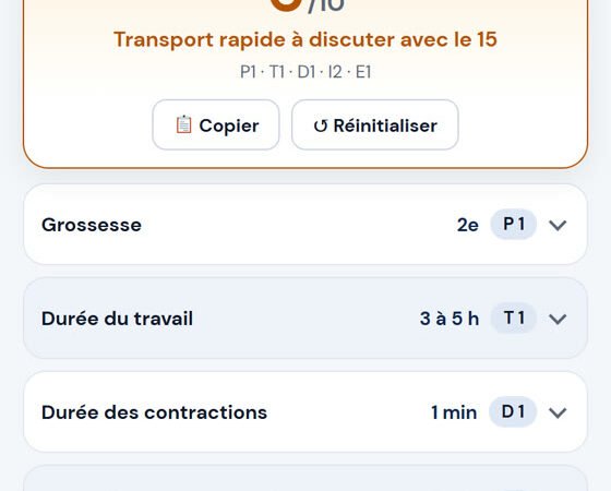 Score de Malinas : évaluer un accouchement imminent